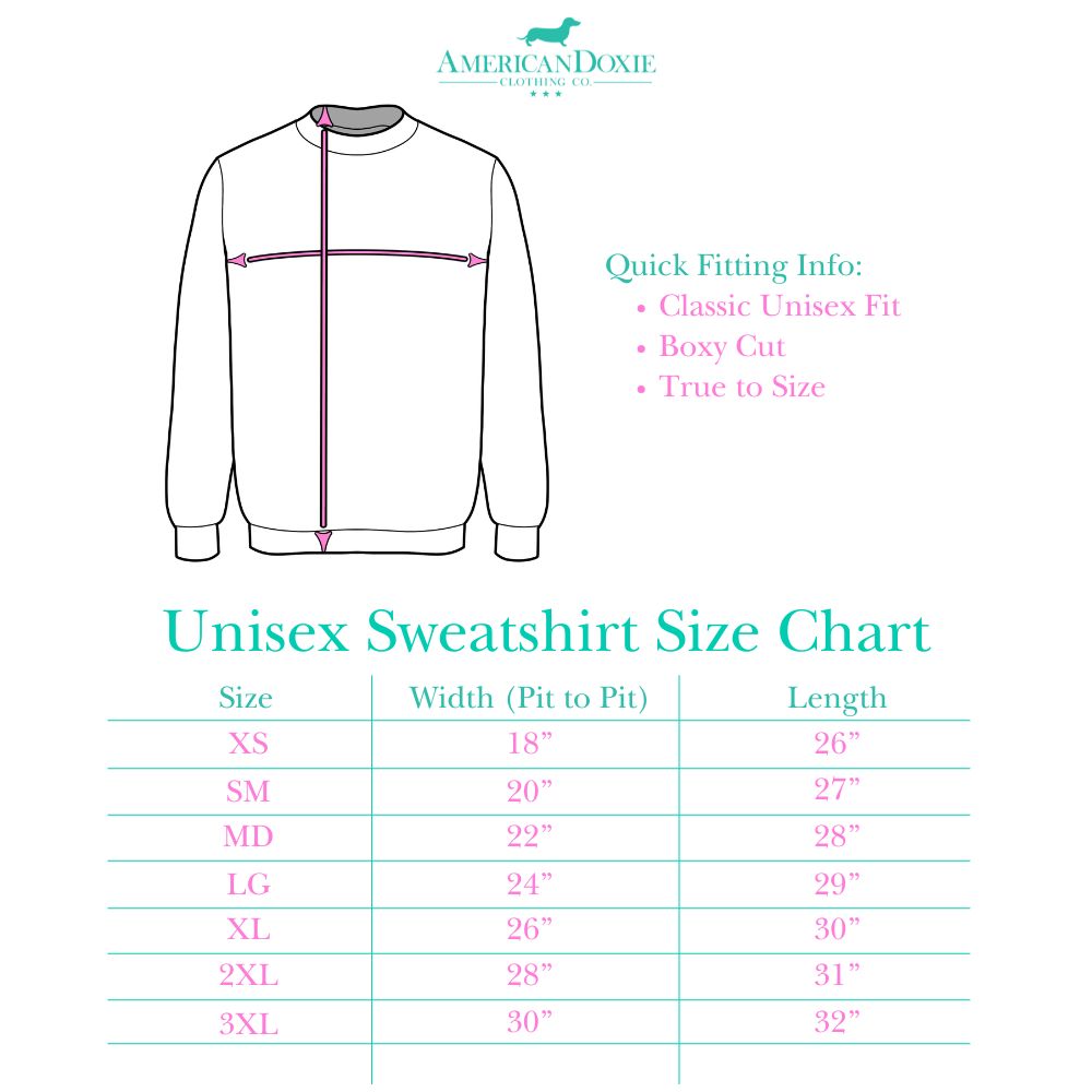American Doxie USA Sweatshirts (Various Coats - Limited Time Item!)