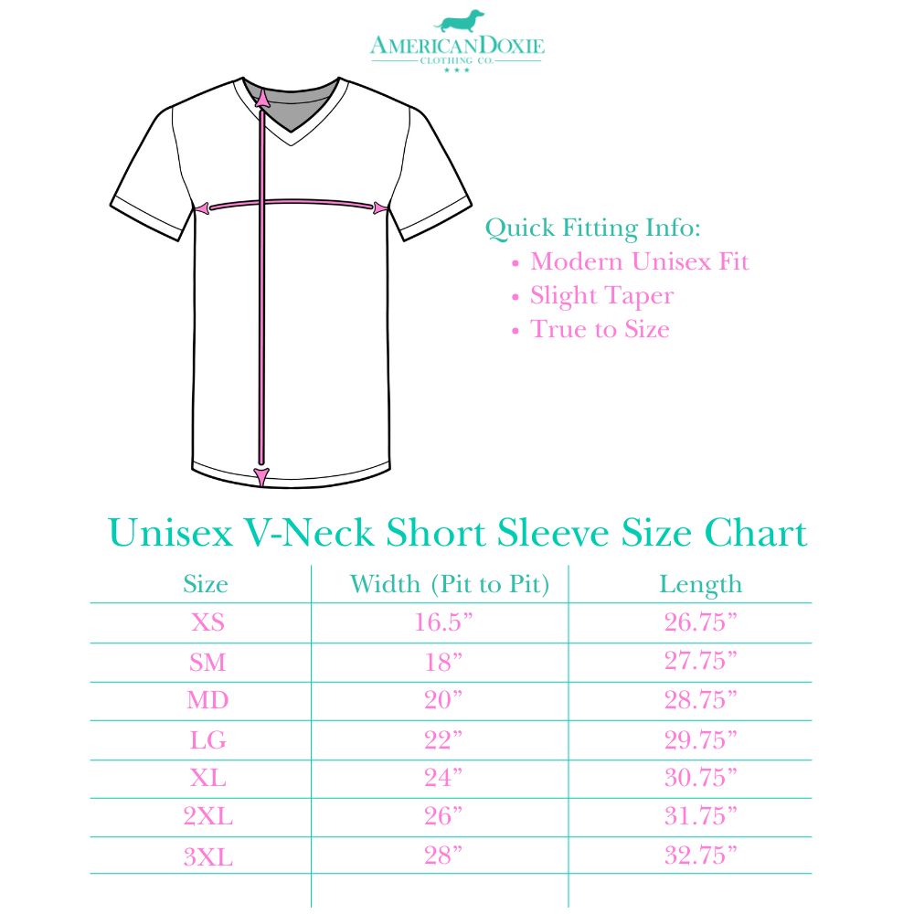 Evening Plans V-Neck Tee Shirt (Tea Version)