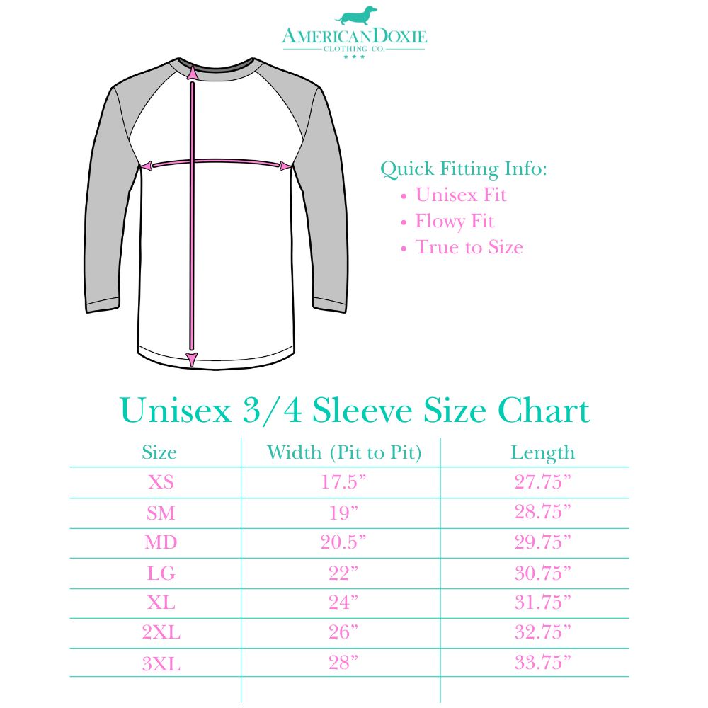 Deep in the Heart of Texas 3/4 Sleeve Shirt