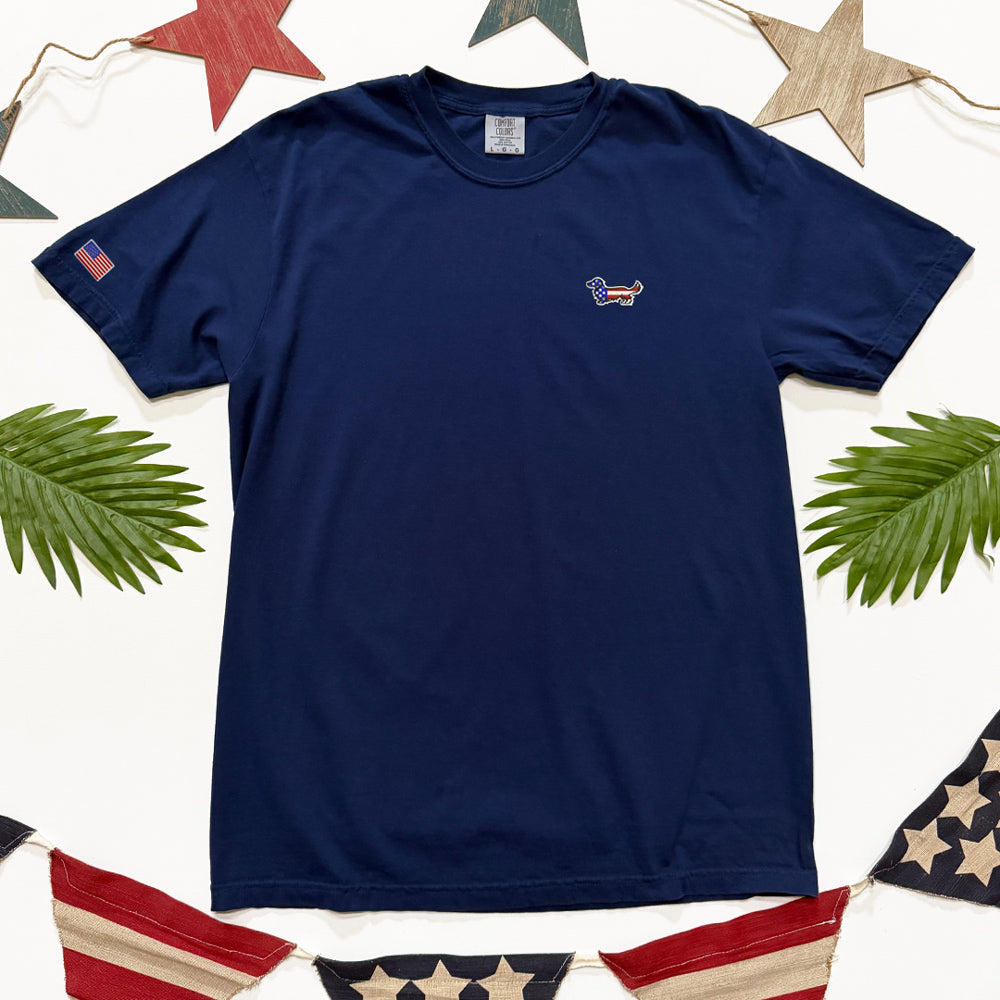 Doxie USA Short Sleeve Tee Shirt (Multiple Coats & Colors)