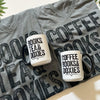 Evening Plans V-Neck Tee Shirt (Coffee Version)