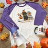 Halloweenie Tricks for Treats 3/4 Sleeve Baseball Shirt