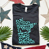 Minnesota State Doxie Leopard Print Tee Shirt