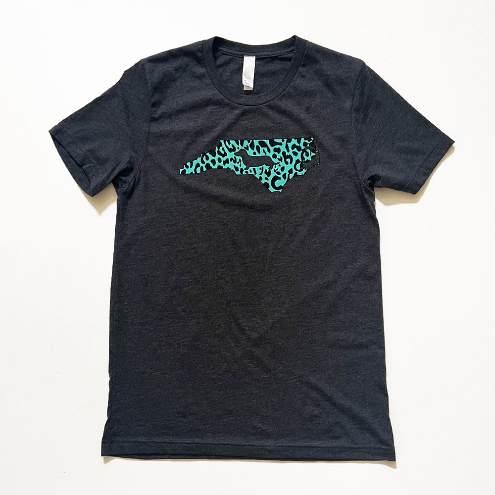 North Carolina State Doxie Leopard Print Tee Shirt