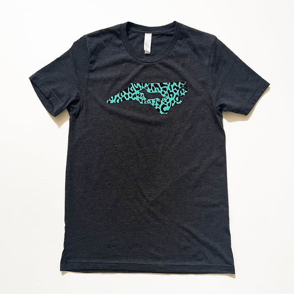 North Carolina State Doxie Leopard Print Tee Shirt