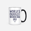 World's Okayest Doxie Dad Jumbo Mug