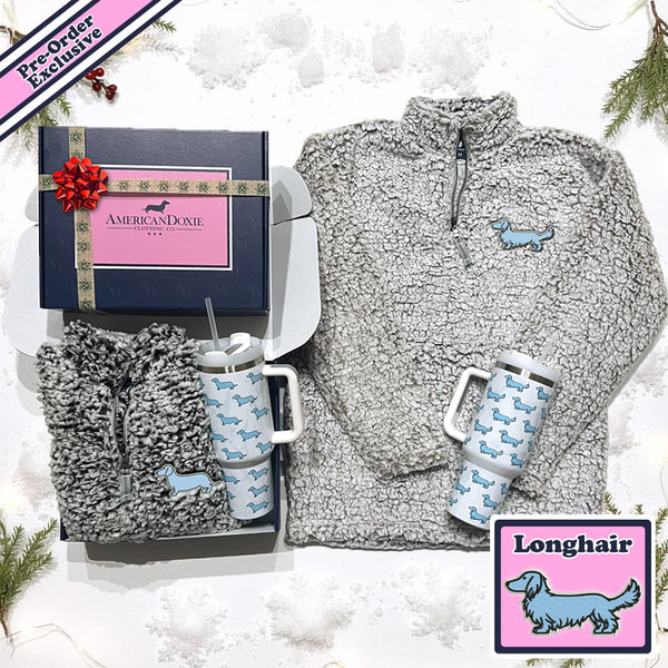 Cozy Essentials Long Haired Doxie Gift Box (Pre-Order Exclusive - December Delivery)