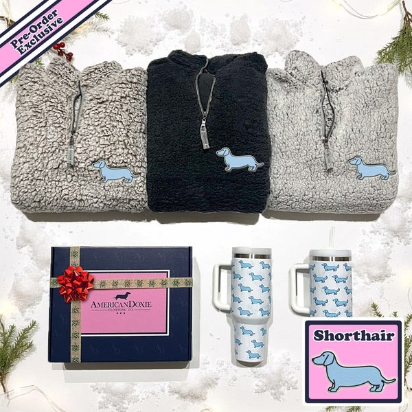 Cozy Essentials Short Haired Doxie Gift Box (Pre-Order Exclusive - December Delivery)