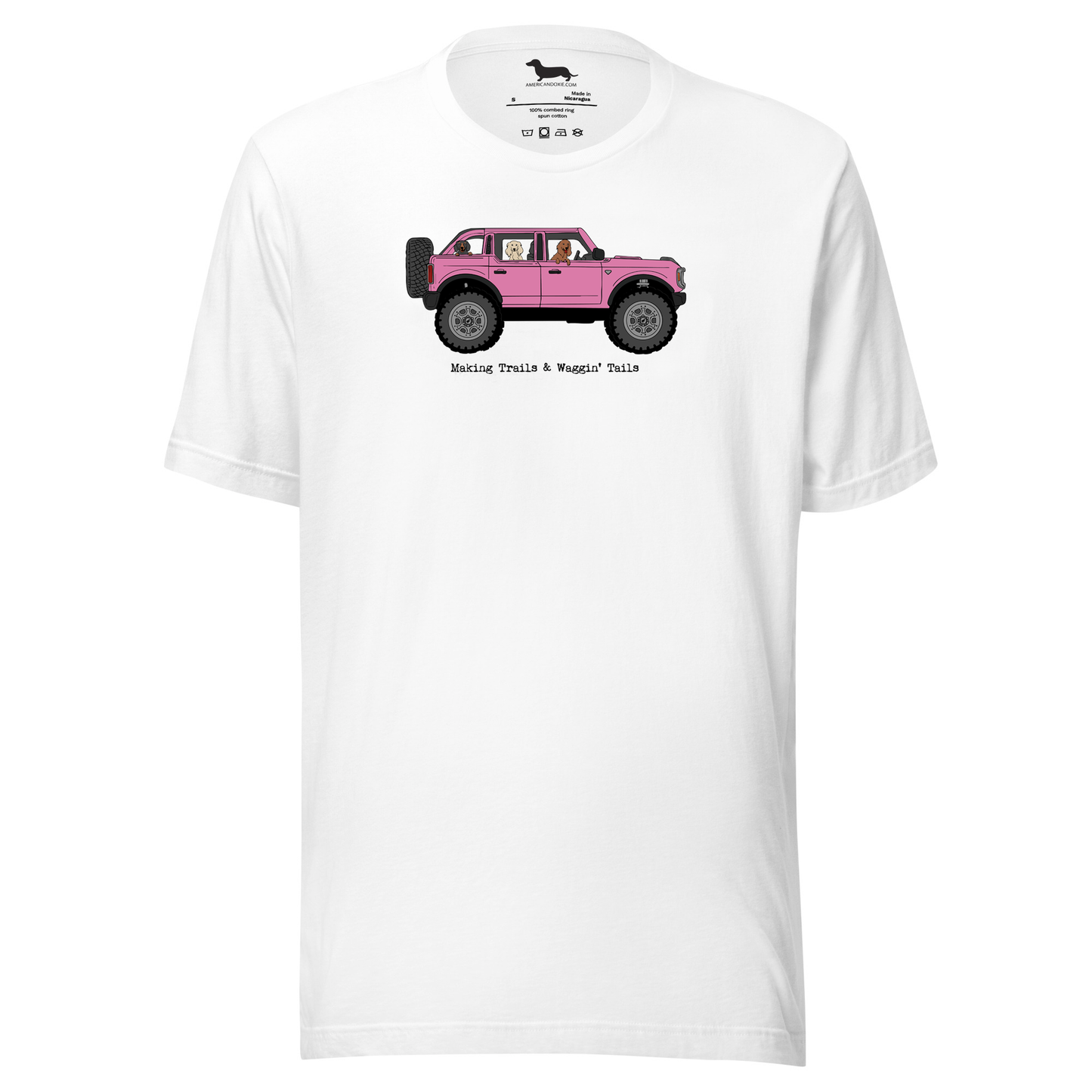 Doxie Off-Road Crew Wild Stallion Wagon Tee Shirt (Multiple 4x4 Colors)