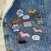 American Doxie Weenie Pins - Series One