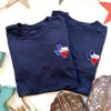 Texas State Doxie Crest Long Sleeve Tee Shirt