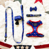American Doxie Stars and Stripes Dog Poop Bag Holder (Roll Included)