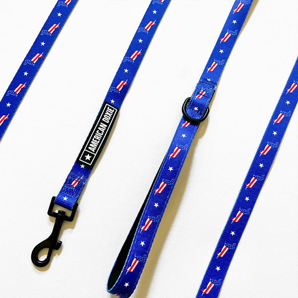 American Doxie Stars and Stripes Dog Leash
