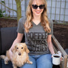 Evening Plans V-Neck Tee Shirt (Coffee Version)