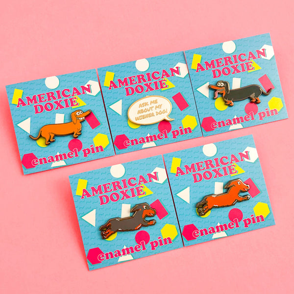 American Doxie Weenie Pins - Series One