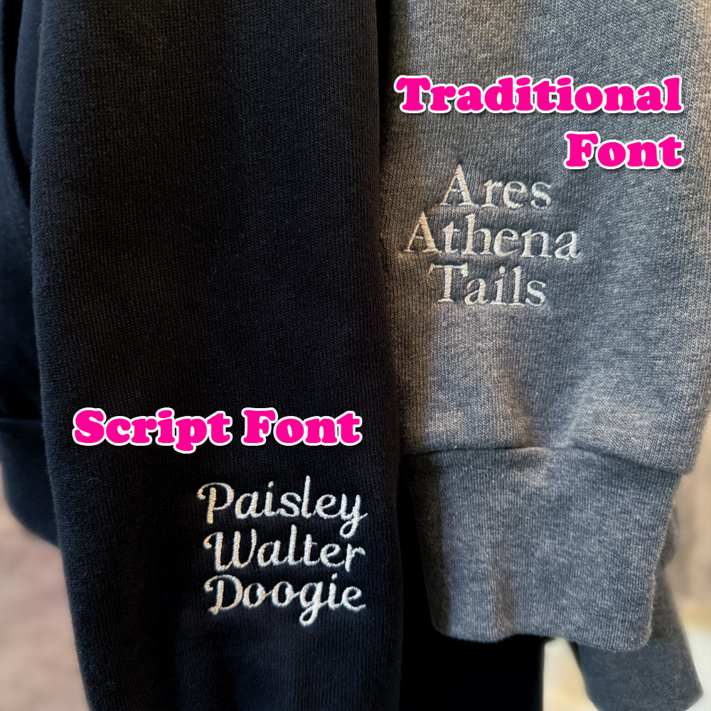 AD Signature Logo Personalized Hoodie (Various Coats)
