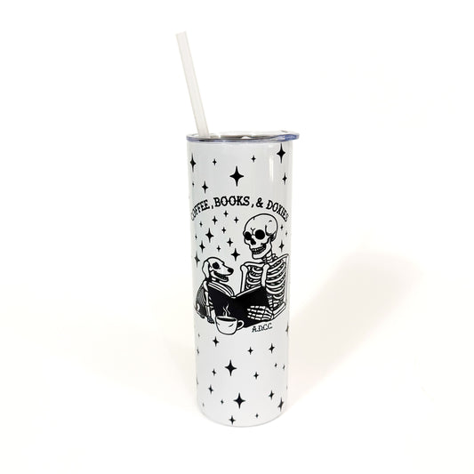 Skeleton Crew Book Club 20oz Skinny Tumbler