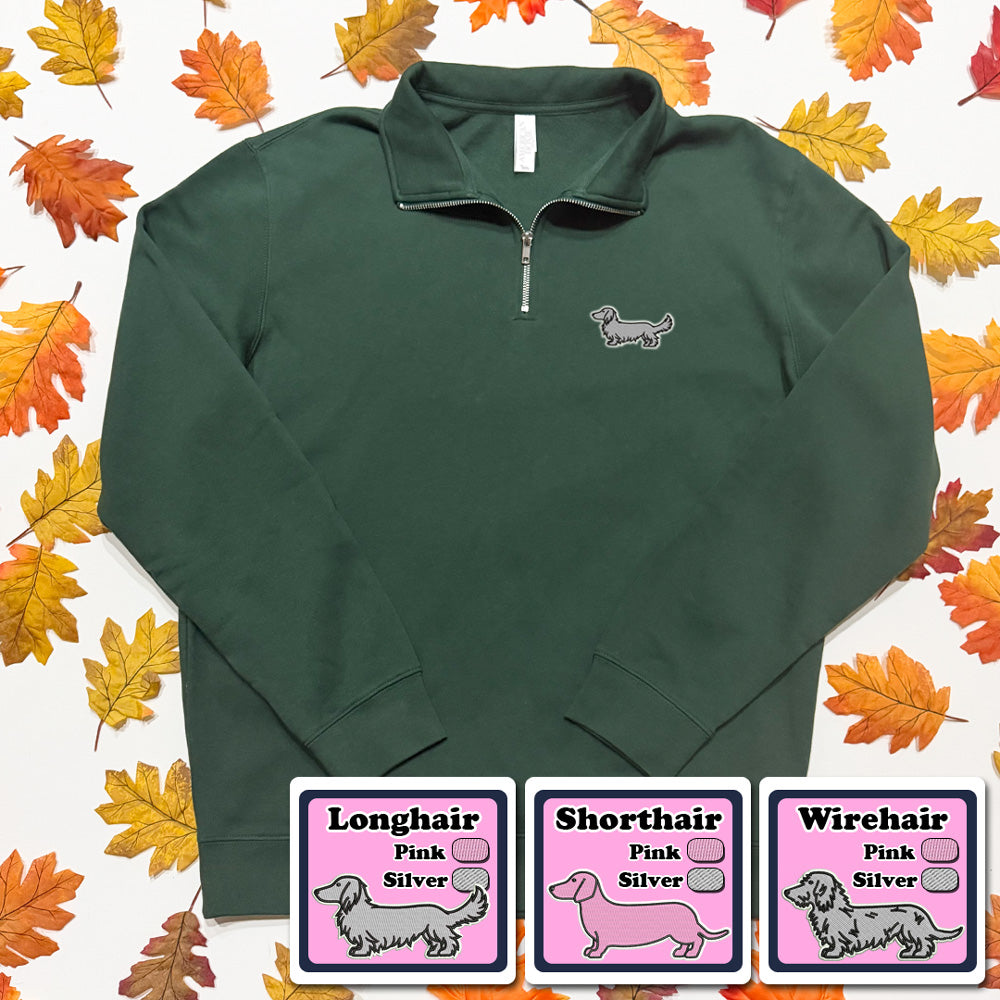 AD Signature Logo Quarter-Zip Pullover Sweatshirt (Multiple Coats & Logo Colors)