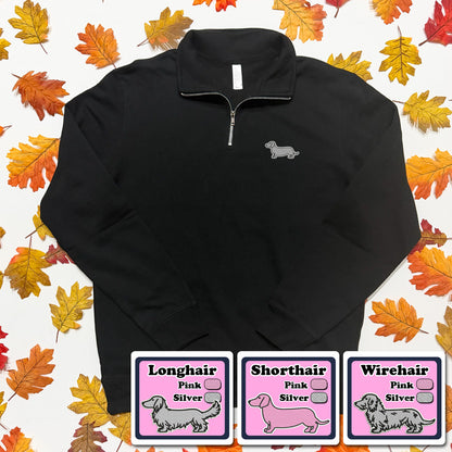 AD Signature Logo Quarter-Zip Pullover Sweatshirt (Multiple Coats & Logo Colors)