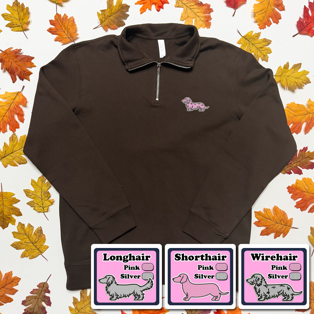AD Signature Logo Quarter-Zip Pullover Sweatshirt (Multiple Coats & Logo Colors)