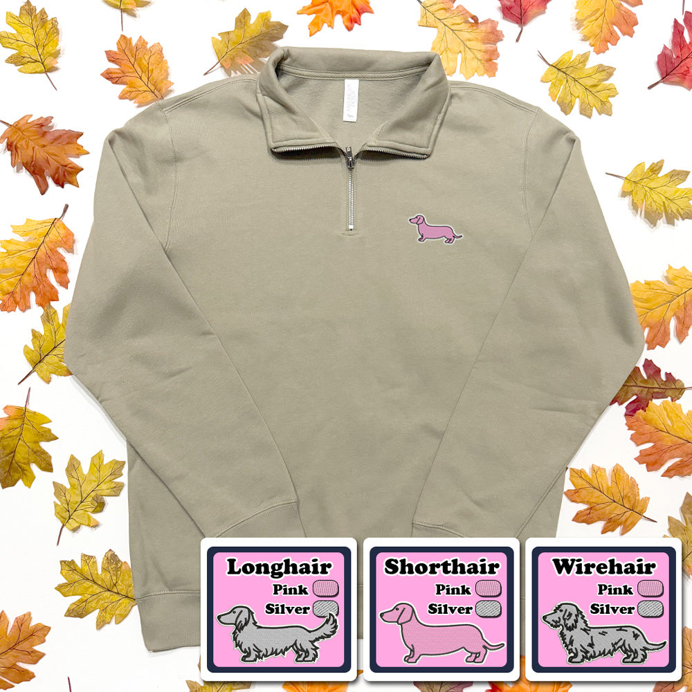 AD Signature Logo Quarter-Zip Pullover Sweatshirt (Multiple Coats & Logo Colors)
