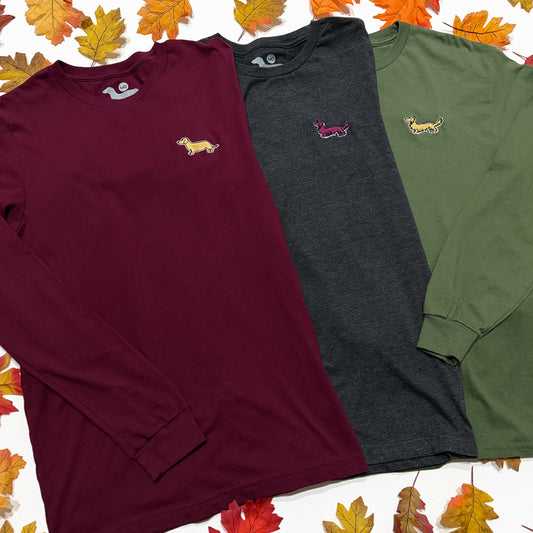 Signature Logo Long Sleeve Tees - Fall Colors (Limited Time)
