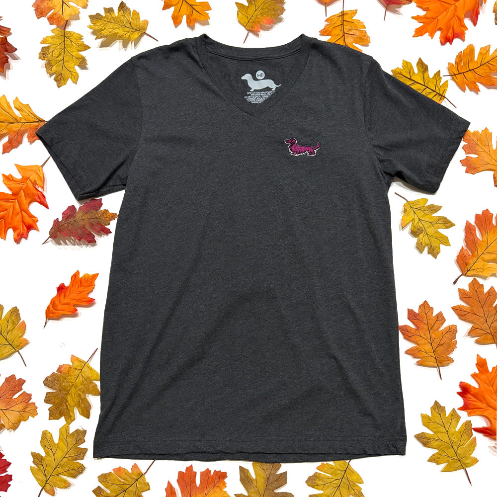 Signature Logo V-Neck Short Sleeve Tee Shirts - Fall Colors (Limited Time)