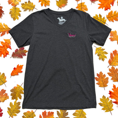 Signature Logo V-Neck Short Sleeve Tee Shirts - Fall Colors (Limited Time)