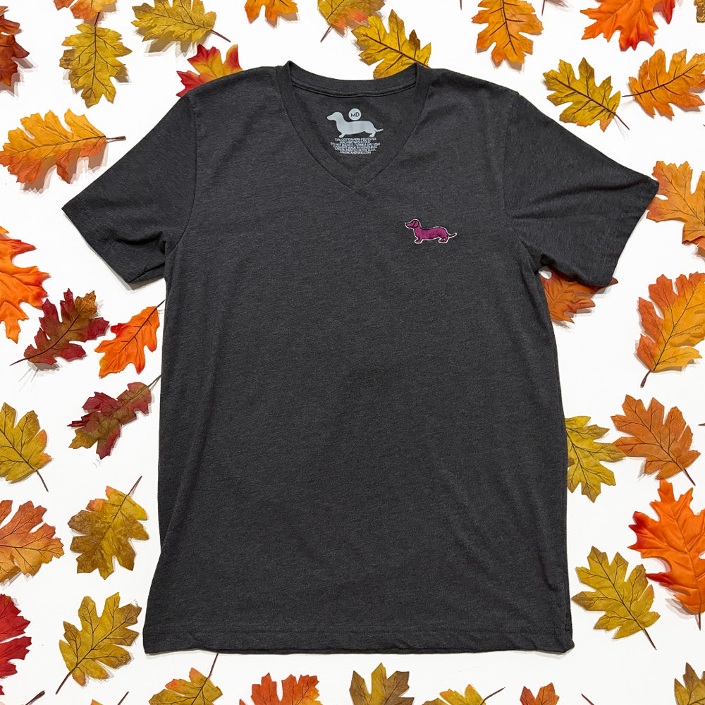 Signature Logo V-Neck Short Sleeve Tee Shirts - Fall Colors (Limited Time)