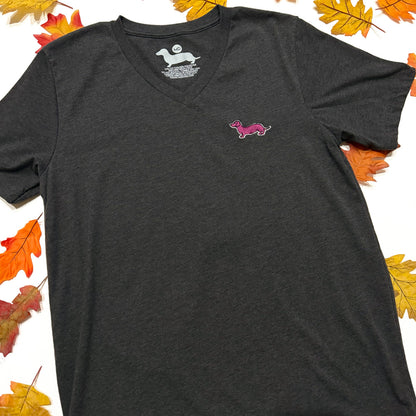 Signature Logo V-Neck Short Sleeve Tee Shirts - Fall Colors (Limited Time)