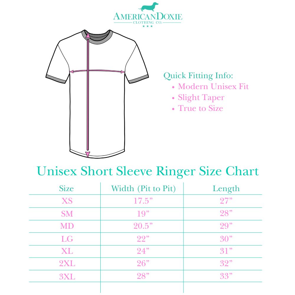 Wiener Dog Baseball '24 Ringer T-Shirt