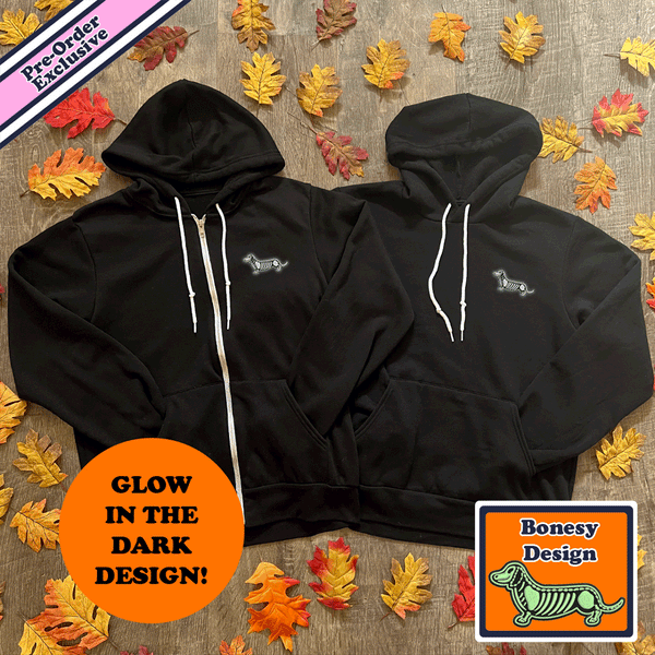 AD Halloweenie Bonesy Glow Logo Hoodie - (Pre-Order Exclusive - Sept Delivery)