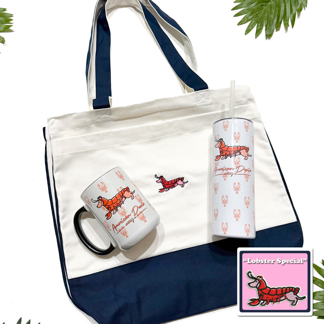 American Doxie "Lobster Special" Deluxe Tote Bag