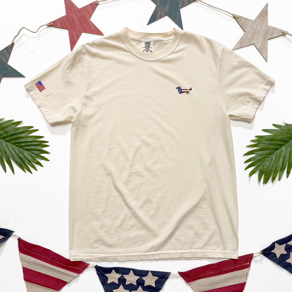 Doxie USA Short Sleeve Tee Shirt (Multiple Coats & Colors)