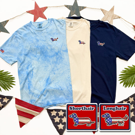 Doxie USA Short Sleeve Tee Shirt (Multiple Coats & Colors)