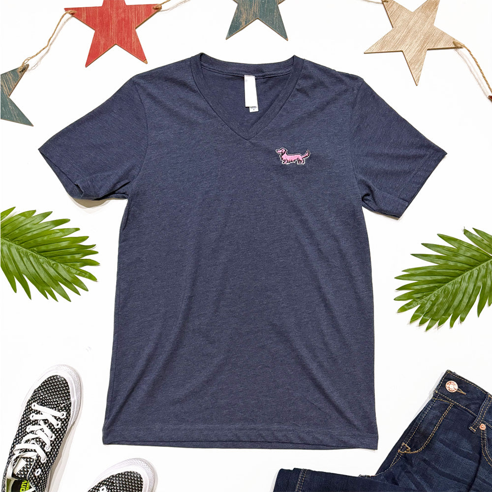 Signature Logo V-Neck Short Sleeve Tee (Longhair & Shorthair)