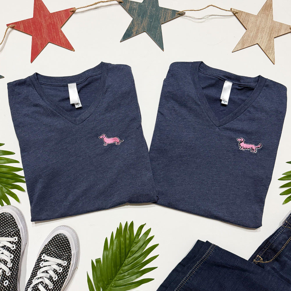 Signature Logo V-Neck Short Sleeve Tee (Longhair & Shorthair)