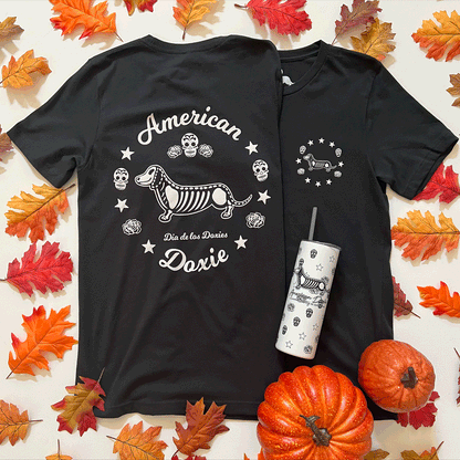 Dia De Los Doxies Short Sleeve Tee Shirt