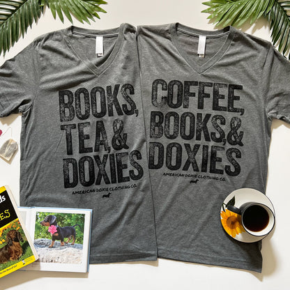 Evening Plans V-Neck Tee Shirt (Tea Version)