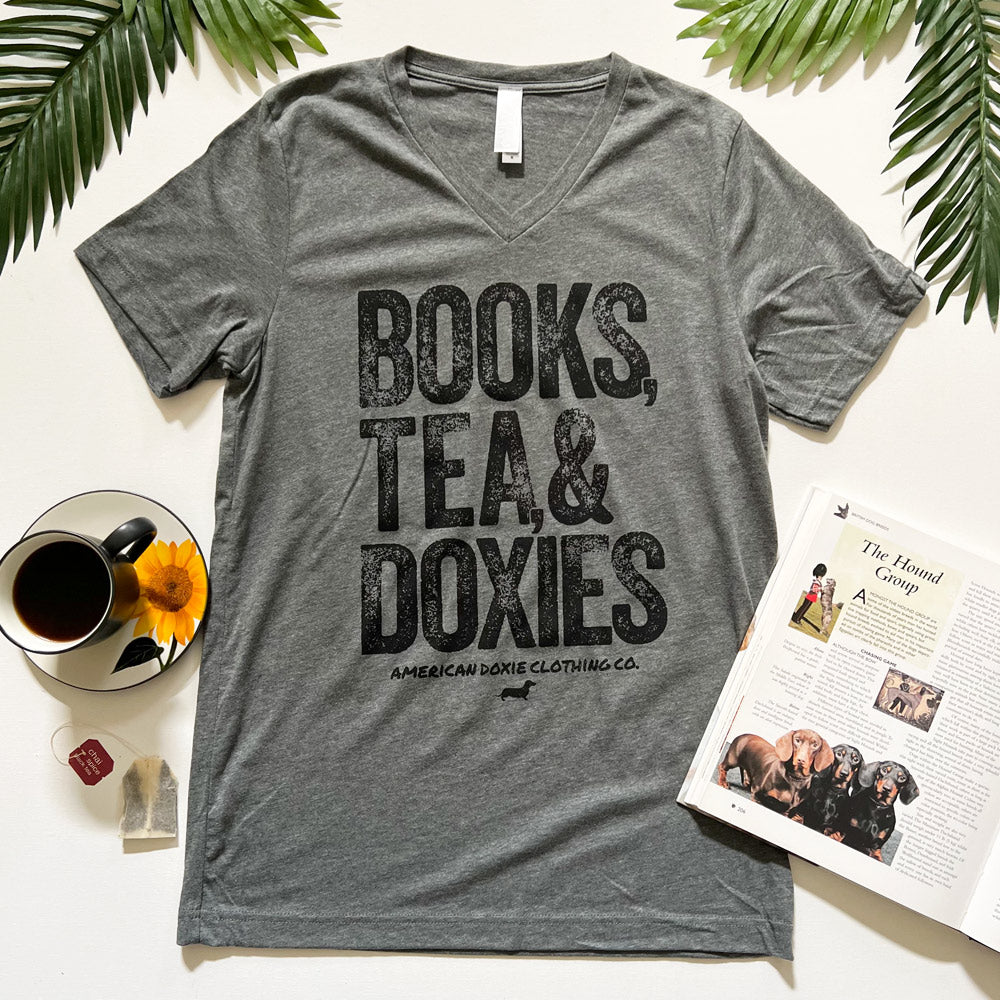 Evening Plans V-Neck Tee Shirt (Tea Version)