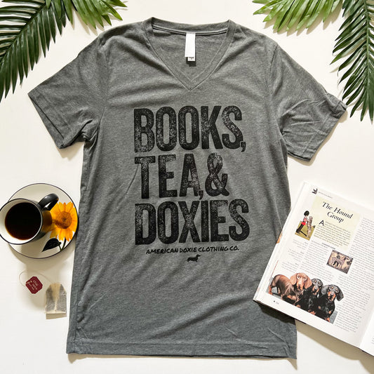 Evening Plans V-Neck Tee Shirt (Tea Version)