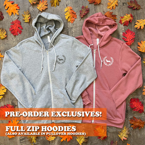 AD Varsity Logo Zip-Up Hoodie (Pre-Order Exclusive September Delivery)