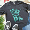 AD Minnesota State Doxie Leopard Print Tee Shirt
