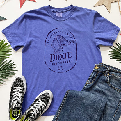 Doxie Vintage Label Short Sleeve Tee Shirt