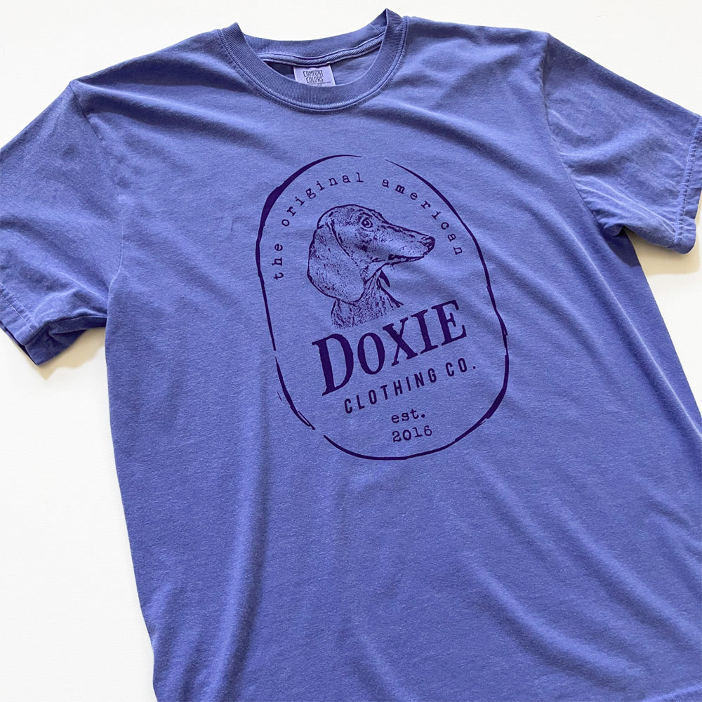 Doxie Vintage Label Short Sleeve Tee Shirt