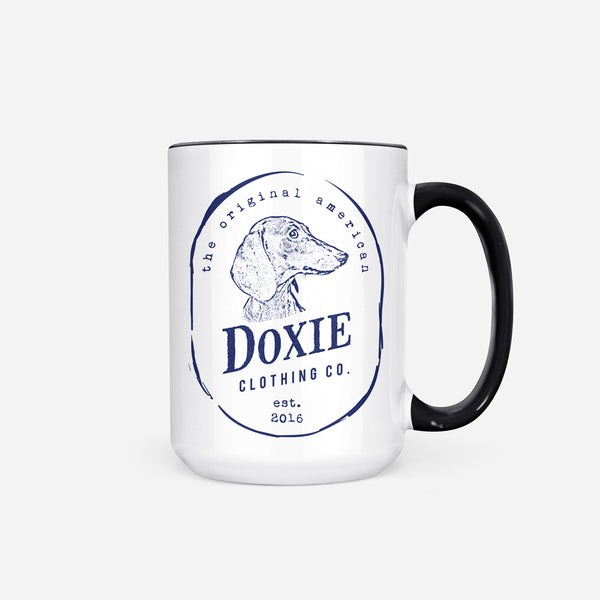 AD Doxie Vintage Label Jumbo Mug