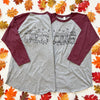 AD Fall Latte Crew 3/4 Sleeve Tee