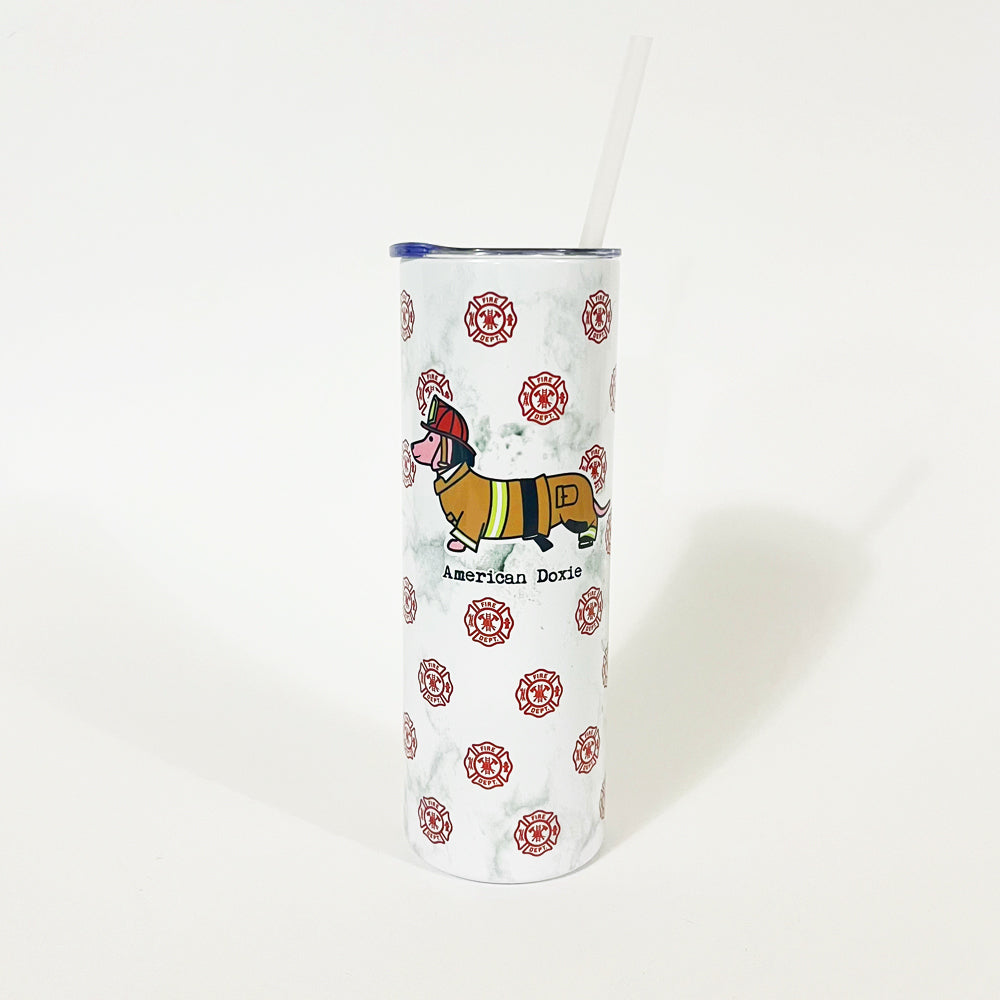 AD Signature Series Firefighter 20oz Skinny Tumbler