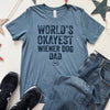 "NEW" AD World's Okayest Doxie Dad Short Sleeve Tee Shirt