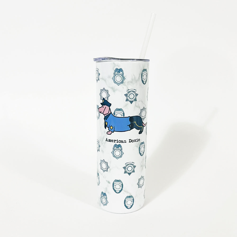 Signature Series Peace Officer 20oz Skinny Tumbler